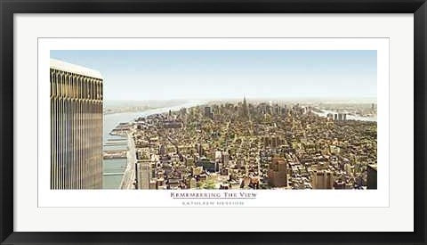 Framed Art Remembering the View by Kathleen Hession | 16 1/2 x 33
