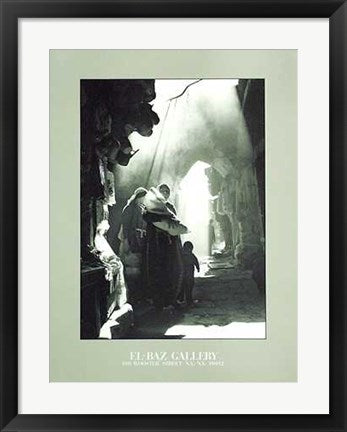 Framed Art Jerusalem Market by Jacob El Baz | 24 1/8 x 18