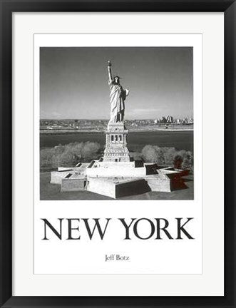 Framed Art Statue of Liberty by Jeff Botz | 24 x 18