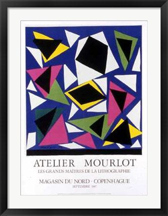 Framed Art L'Escargot by Henri Matisse | 30 x 22