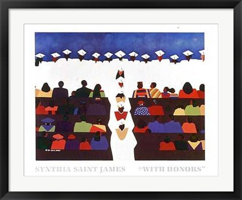 Framed Art With Honors by Synthia Saint James | 28 x 35