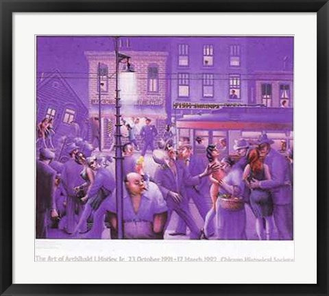 Framed Art Casey & Mae in the Street by Archibald Motley | 23 1/2 x 26 5/8 Art...
