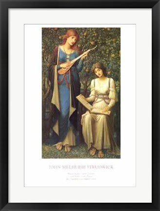 Framed Art When Apples Were Golden by John Melhuish Strudwick | 23 3/8 x 16 1/...