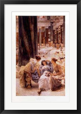 Framed Art The Baths of Caracalla by Lawrence Alma-Tadema | 29 x 18