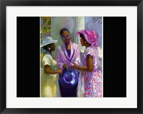 Framed Art Summer Hats by Brenda Joysmith | 24 x 18