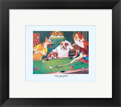 Framed Art Jack the Ripper (mini) by Arthur Sarnoff | 8 x 10