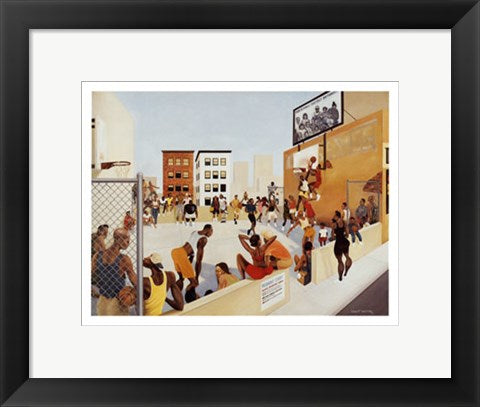 Framed Art Piedmont Court (mini) by Ernest Watson | 10 3/4 x 13 7/8
