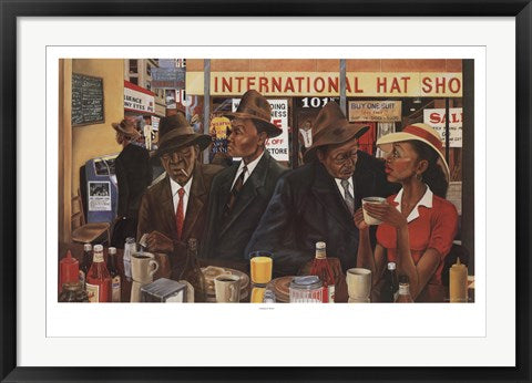 Framed Art Commerce Street by Ernest Watson | 23 x 34 1/2