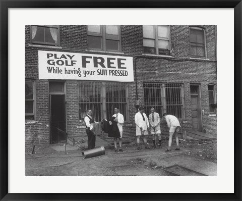 Framed Art Free Golf 22 x 28