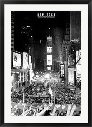Framed Art New Year's Eve at Times Square by Jerry Driendl | 36 x 24