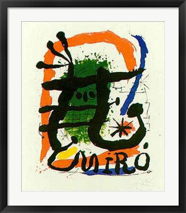 Framed Art XXE by Joan Miró | 34 x 24
