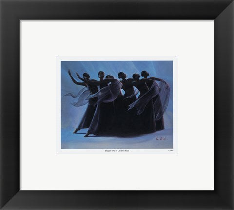 Framed Art Steppin' Out (mini) by Lavarne Ross | 6 1/2 x 8