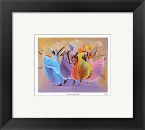 Framed Art Tribute (mini) by Lavarne Ross | 6 1/2 x 8