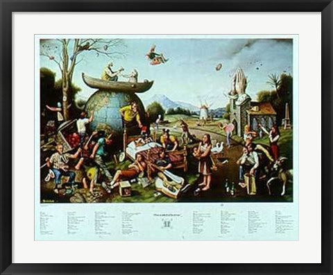 Framed Art Proverbidioms II by Thomas E. Breitenbach | 22 x 28