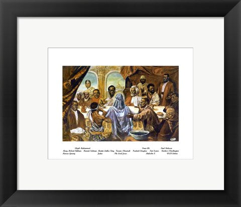 Framed Art Last Supper (mini) by Cornell Barnes | 8 1/2 x 11