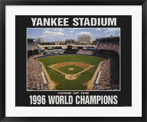 Framed Art World Champions, 1996 by Ira Rosen | 22 x 28