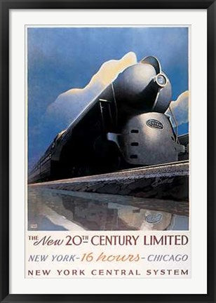 Framed Art The New 20th Century Limited by Leslie Ragan | 36 x 24
