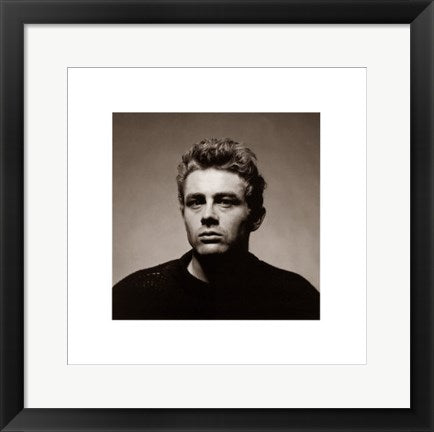 Framed Art James Dean (Sweater) by Roy Schatt | 15 ¾ x 15 ¾