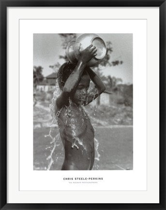 Framed Art Burmese Boy, Bathing by Chris Steele-Perkins | 31 1/2 x 23 5/8 Art ...