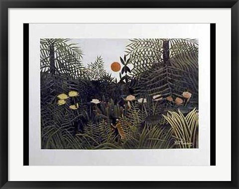 Framed Art Virgin Forest by Henri Rousseau | 24 x 30