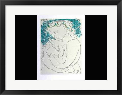 Framed Art Motherhood by Pablo Picasso | 26 x 20