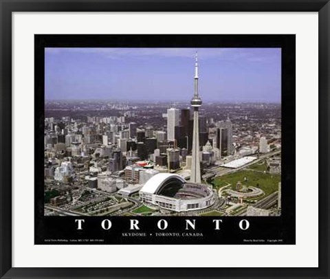 Framed Art Toronto, Canada - Blue Jays at Skydome by Brad Geller