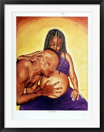 Framed Art Love and Cherish by Fred Mathews | 32 x 24