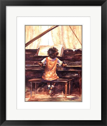 Framed Art Practice Makes Perfect by Arbess Bailey | 20 x 16