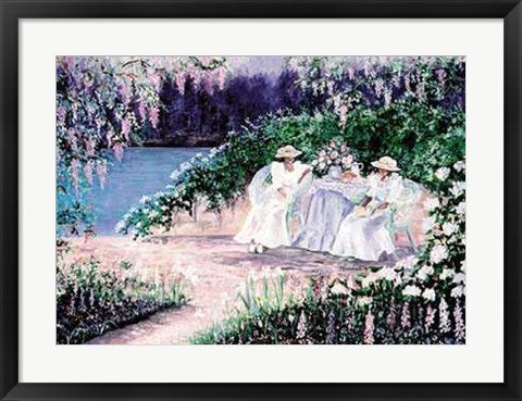 Framed Art Afternoon Tea by Consuelo Gamboa | 20 x 26