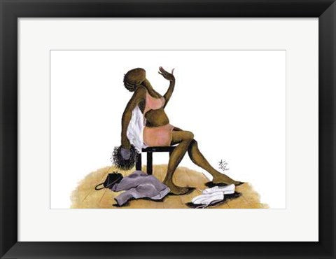 Framed Art Overheated by Annie Lee | 13 1/2 x 17