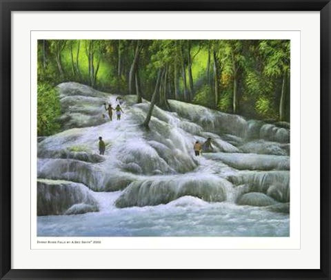 Framed Art Dunns River Falls by Geo Smith | 24 x 32