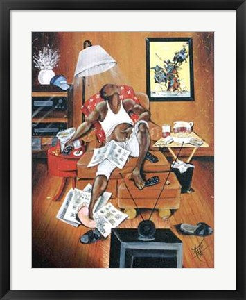Framed Art In Control by Annie Lee | 24 1/4 x 21