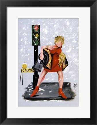 Framed Art Red Alert Power Surge by Annie Lee | 17 x 13
