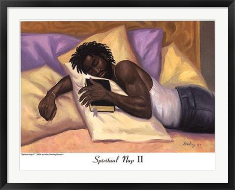 Framed Art Spiritual Nap II by Sterling Brown | 24 x 36