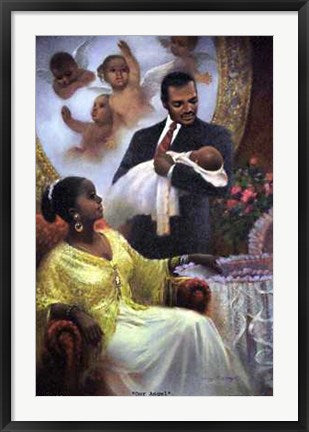 Framed Art Our Little Angel by May C. Wrey | 36 x 24