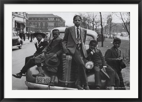 Framed Art South Side Chicago, 1941 by Russell Lee | 24 x 36