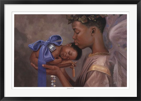 Framed Art Heaven Sent (Boy) by Henry Lee Battle | 24 x 36