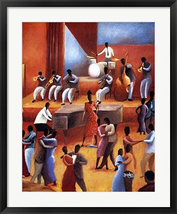 Framed Art The Jazz Singer by Jason Delancey | 28 x 22