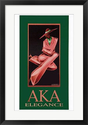 Framed Art AKA Elegance by Kelly Jackson | 24 x 15