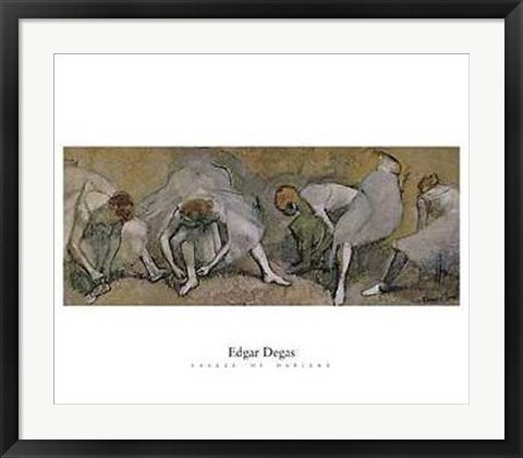 Framed Art Frieze of Dancers by Edgar Degas | 22 x 28