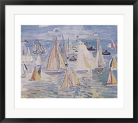 Framed Art Regatta by Raoul Dufy | 22 x 28