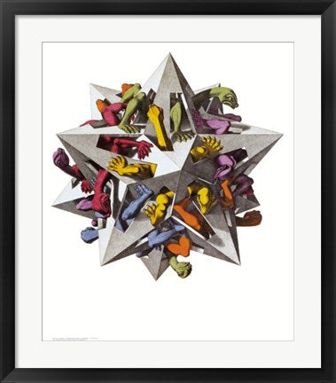 Framed Art Gravity by M.C. Escher | 25 5/8 x 21 3/4