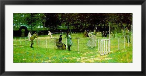 Framed Art The Tennis Party by John Lavery | 24 x 33