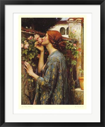 Framed Art The Soul of the Rose by John William Waterhouse | 27 x 20