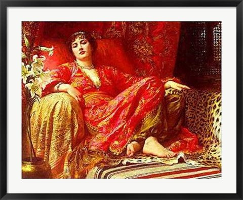 Framed Art Passion by Frank Dicksee | 27 x 34