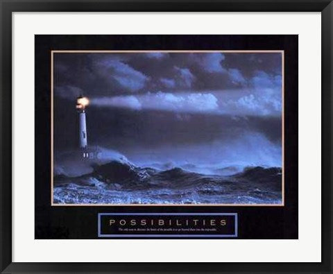 Framed Art Possibilities: Lighthouse 22 x 28