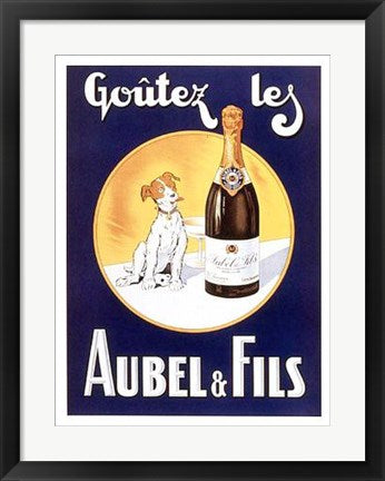 Framed Art Aubel & Fils 24 x 18