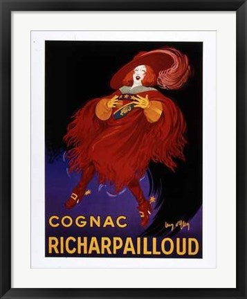 Framed Art Cognac Richarpailloud by Jean D'Ylen | 28 x 22