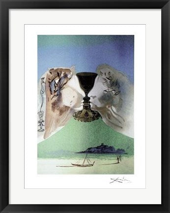 Framed Art Chalice of Love by Salvador Dali | 24 x 17