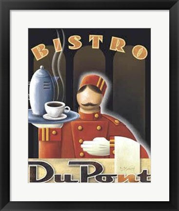 Framed Art Bistro DuPont by Michael Kungl | 22 x 18